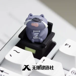 Worker Cats Office Humour Artisan Keycap
